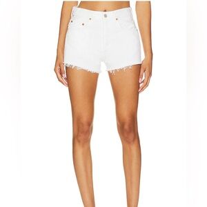 CITIZENS OF HUMANITY WHITE CUT OFF FRAY ANNABELLE